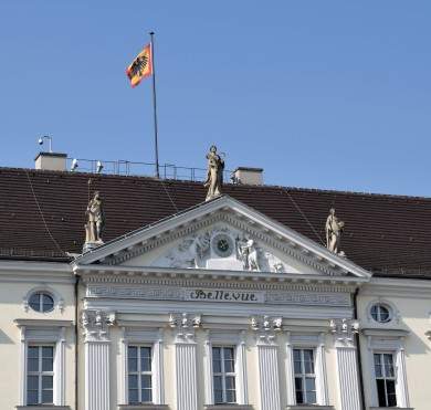 Standarte des Bundespräsidenten - Schloss Bellevue