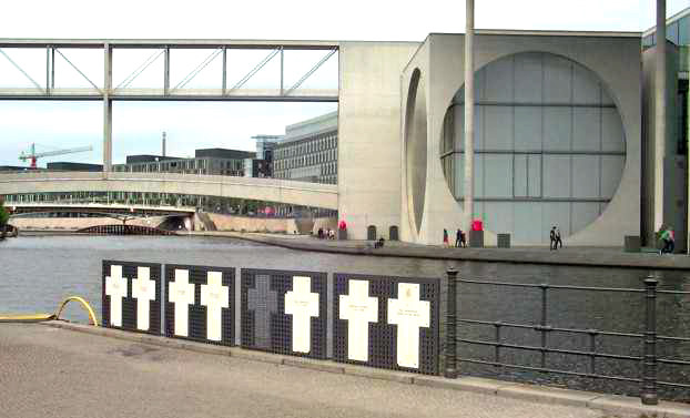 Mahnmal für die Opfer der Berliner DDR-Mauer. 