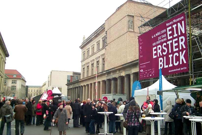 Neues Museum - Besichtigung am 7. März 2009.