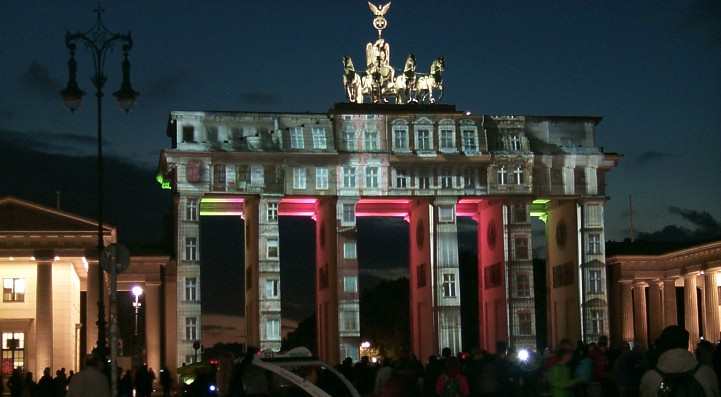 Festival of Lights am Brandenburger Tor - 2012