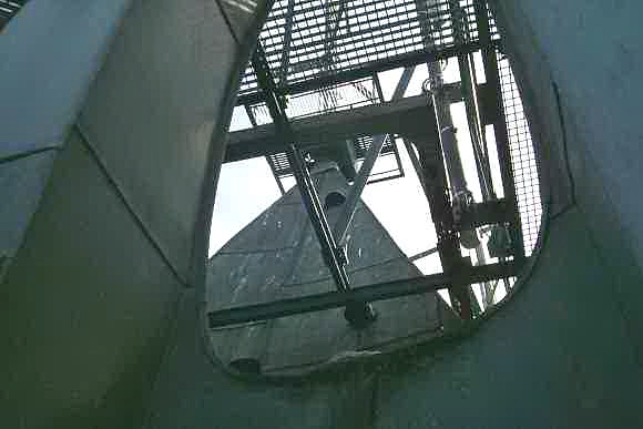 Die Spitze auf dem Dach des Borsig-Turms