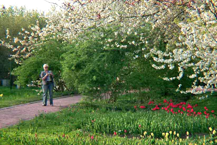 Im Britzer Garten, April 2010.