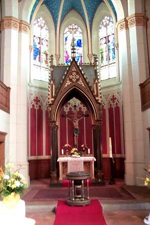 Altar der Heilig-Geist-Kirche in Werder