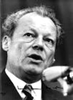 Willy Brandt - ehemaliger Berliner Bürgermeister und Bundeskanzler.