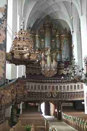 barocke Orgel in der St. Nikolaikirche-Luckau