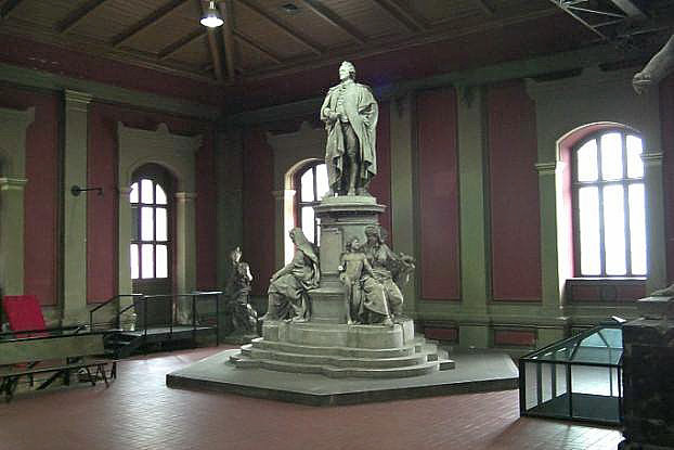 Kopie des Goethe-Denkmal im ehemaligen Lapidarium Kreuzberg.