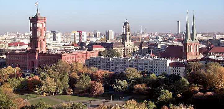 Blick von der Berliner Domkuppel.
