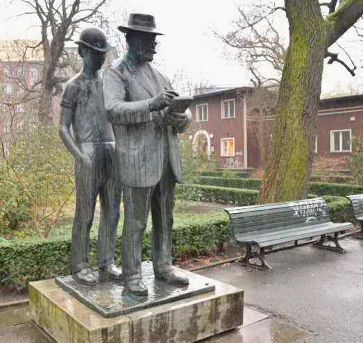 Skulptur Heinrich Zille - Köllnische Park