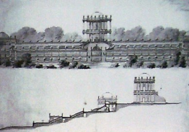 Entwurf zu einer Gestaltung des Weinberges um 1890 - Persius
