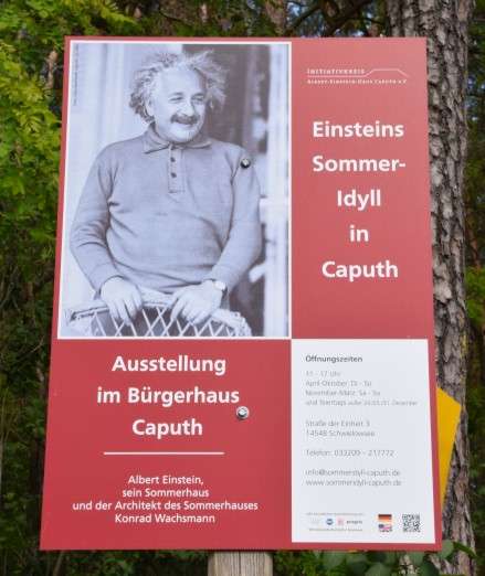 Einsteins Sommer-Idyll in Potsdam-Caputh.