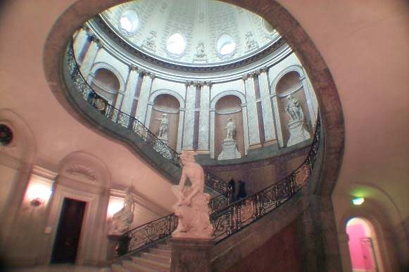 Treppenaufgang der kleinen Kuppelhalle, Bode Museum Berlin