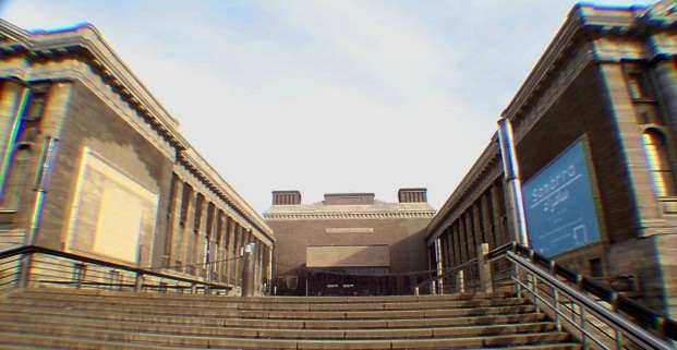 Eingang Pergamonmuseum in Berlin
