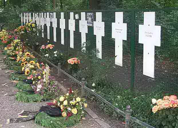 Gedenkstätte für einige Berliner Maueropfer