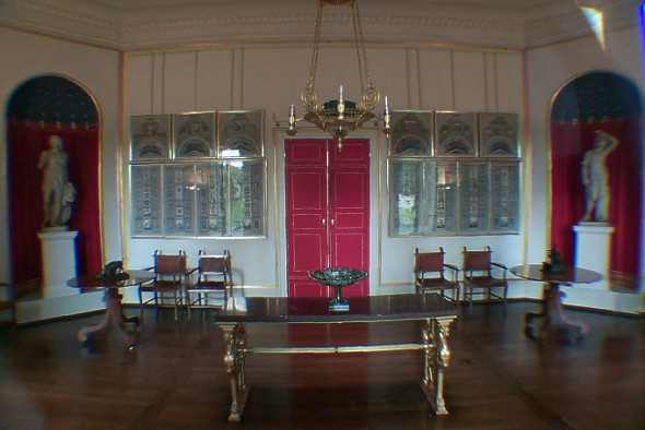 Ein Zimmer im Schloß Charlottenhof