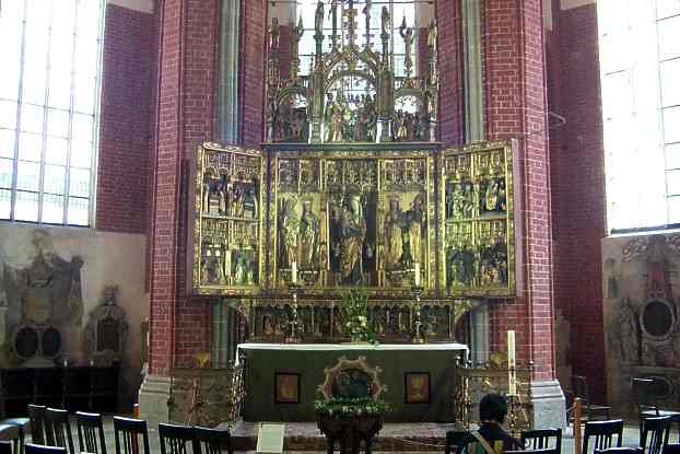 Altar in der St. Katharinenkirche Brandenburg