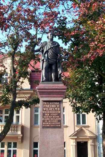 Denkmal Friedrich Wilhelms II. in Neuruppin.