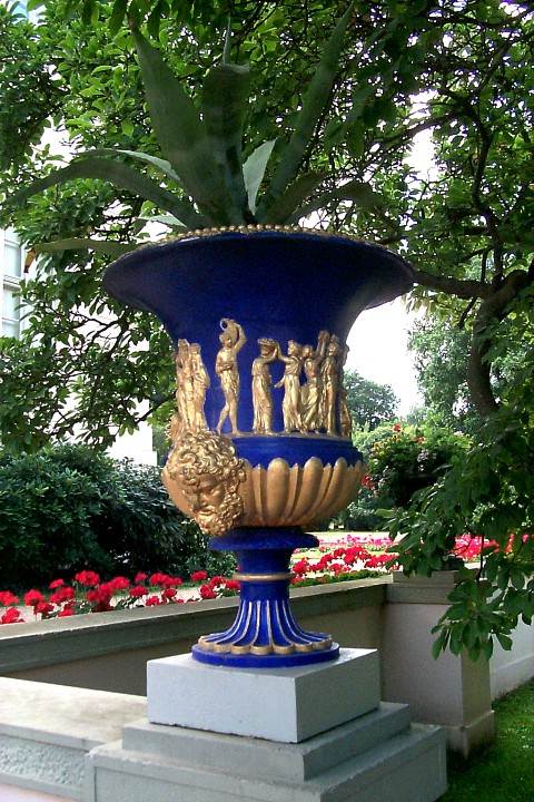Schlossvase im Park Branitz.