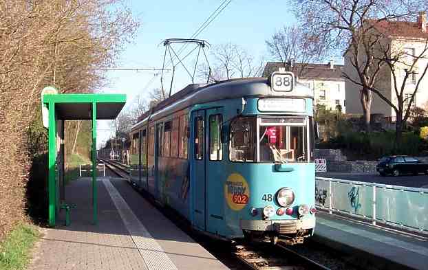 Oldtimer Straßenbahn Tram 88 nach Friedrichshafen.