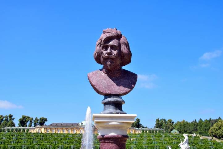 Büste Herzog von Bracciano im Park Sanssouci.