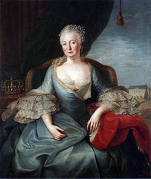 Königin - Witwe Elisabeth Christine von Braunschweig-Bevern Friedrichs II.