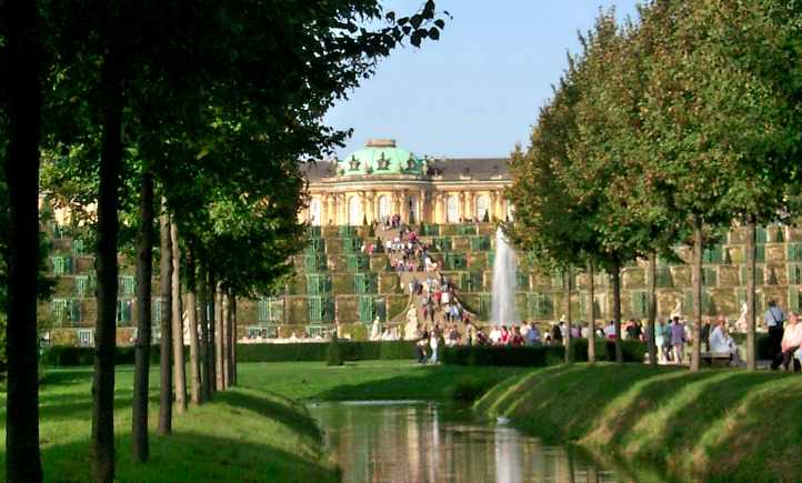 Schloss Sanssouci in Potsdam.