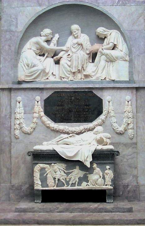 Grabmal Alexander von der Mark in der Alten Nationalgalerie.