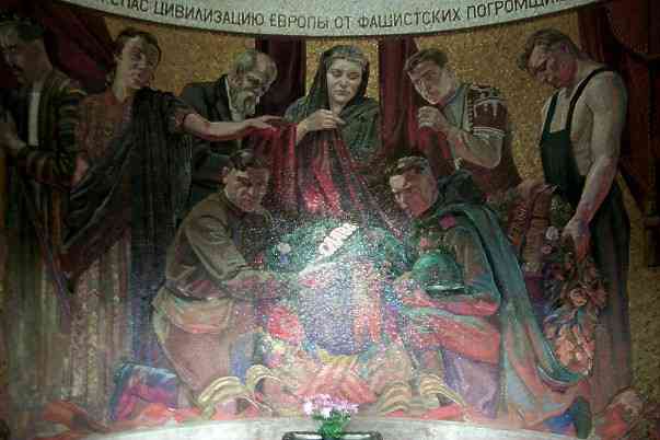 Mosaikfries im Mausoleum Ehrenmal Treptow