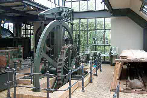 Borsig Balancier Dampfmaschine aus dem Jahr 1850.