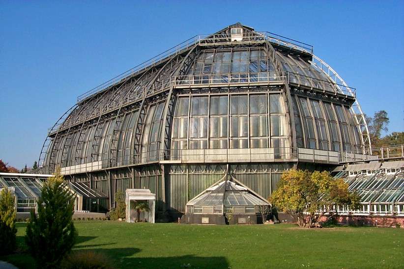 Das Große Tropenhaus im Botanischen Garten.