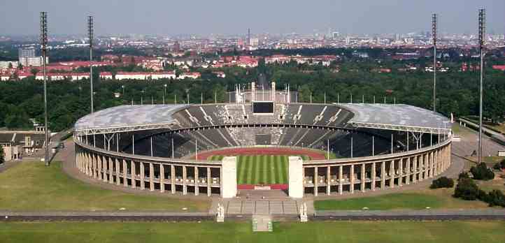Das alte Berliner Olympiastadion